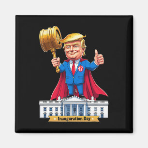 President Donald Trump Inauguratie Dag 2025 Herinn Magneet