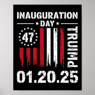 President Donald Trump Inauguratie Dag 2025 Poster