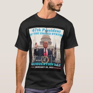 President Donald Trump Inauguratie Dag 2025 T-shirt