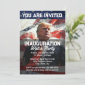 President Donald Trump Inauguratie Partij Custom Kaart (Staand voorkant)