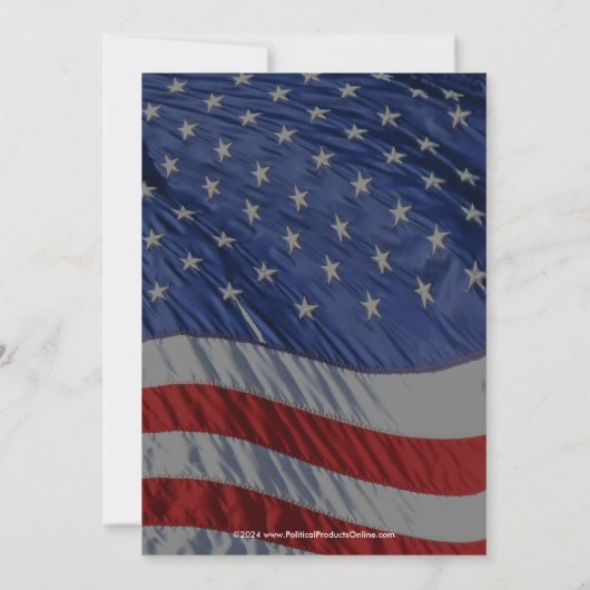 President Donald Trump Inauguratie Partij Custom Kaart (Achterkant)