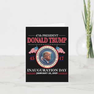 President Donald Trump Inauguratiedag 2025 47e Kaart