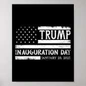 President Donald Trump Inauguratiedag 2025 47e Poster (Voorkant)