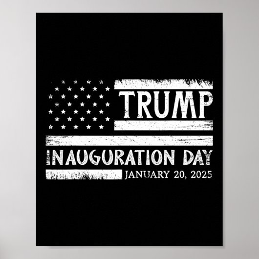 President Donald Trump Inauguratiedag 2025 47e Poster (Voorkant)