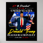 President Donald Trump Inauguratiedag 2025 47e Poster (Voorkant)