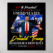President Donald Trump Inauguratiedag 2025 47e Poster (Voorkant)