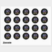 President Donald Trump Inauguratiedag 2025 47e Ronde Sticker (Vel)