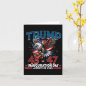 President Donald Trump Inauguratiedag 2025 Kaart (Gele Bloem)