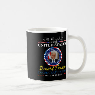 President Donald Trump Inauguratiedag 2025 Koffiemok