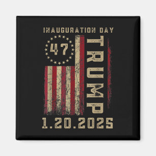 President Donald Trump Inauguratiedag 2025 Magneet