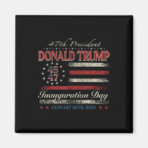 President Donald Trump Inauguratiedag 2025 Magneet