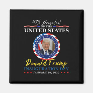 President Donald Trump Inauguratiedag 2025 Magneet