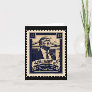 President Donald Trump Inauguratiedag 2025 Posta Kaart