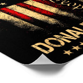 President Donald Trump Inauguratiedag 2025 Poster (Hoek)