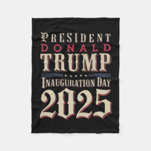 President Donald Trump Inauguratiedag 2025 Suppo Fleece Deken