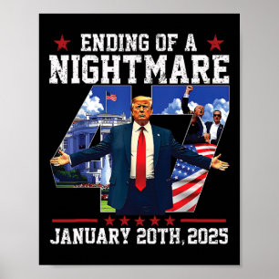 President Donald Trump Inauguratiedag 2025 UNI A Poster