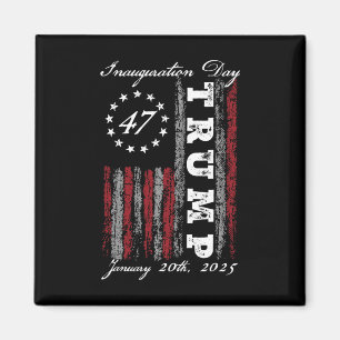 President Donald Trump inauguratiedag 2025 US FL Magneet