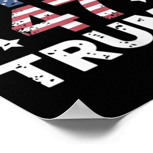 President Donald Trump Inauguratiedag 2025 Verenig Poster (Hoek)