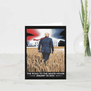 President Donald Trump Inauguratiedag 2025 Vinta Kaart