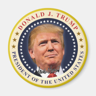 President Donald Trump Inauguration Day Souvenir Magneet