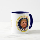 President Donald Trump Inauguration Day Souvenir Mok (Voorkant rechts)
