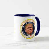 President Donald Trump Inauguration Day Souvenir Mok (Voorkant rechts)