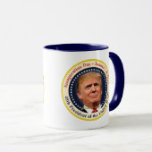 President Donald Trump Inauguration Day Souvenir Mok (Voorkant rechts)