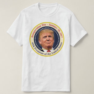 President Donald Trump Inauguration Day Souvenir T-shirt