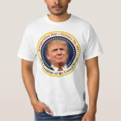 President Donald Trump Inauguration Day Souvenir T-shirt (Voorkant)