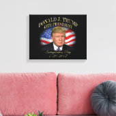 President Donald Trump Inauguration Herdenking Canvas Afdruk (Insitu (Woonkamer))