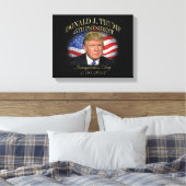 President Donald Trump Inauguration Herdenking Canvas Afdruk (Insitu (Slaapkamer))