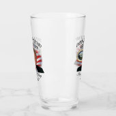 President Donald Trump Inauguration Herdenking Glas (Links)