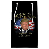 President Donald Trump Inauguration Herdenking Klein Cadeauzakje (Voorkant)