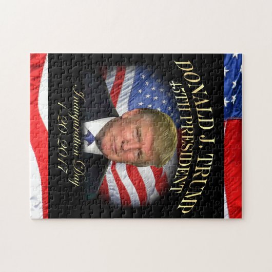 President Donald Trump Inauguration Herdenking Legpuzzel (Horizontaal)