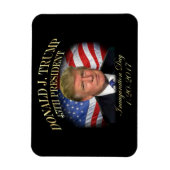 President Donald Trump Inauguration Herdenking Magneet (Verticaal)