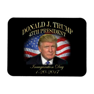 President Donald Trump Inauguration Herdenking Magneet