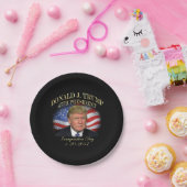 President Donald Trump Inauguration Herdenking Papieren Bordje (Feest)