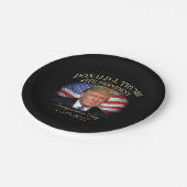 President Donald Trump Inauguration Herdenking Papieren Bordje (Gekanteld)