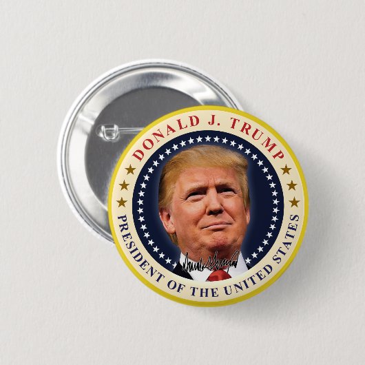 President Donald Trump Inauguration Ronde Button 5,7 Cm (Voorkant /achterkant)