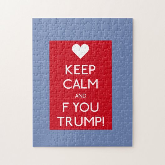 President Donald Trump Joke Meme Puzzle Game Legpuzzel (Verticaal)