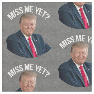President Donald Trump juffrouw me nog maar grappi Stof