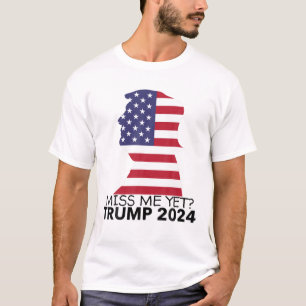 President Donald Trump juffrouw me nog maar grappi T-shirt