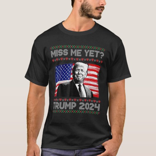 President Donald Trump juffrouw me toch grappige f T-shirt (Voorkant)