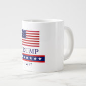 PRESIDENT DONALD TRUMP JUMBO KOFFIE MOK (Voorkant rechts)
