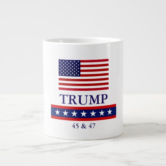PRESIDENT DONALD TRUMP JUMBO KOFFIE MOK (Voorkant)