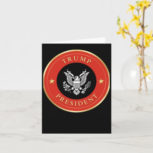 President Donald Trump Kaart (Gele Bloem)
