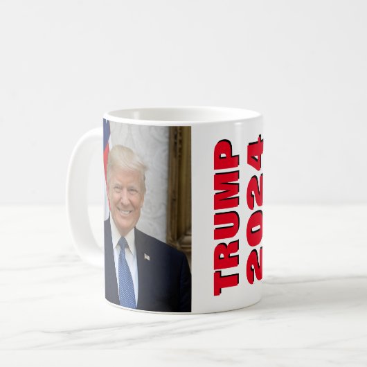 President Donald Trump Koffiemok (Voorkant links)