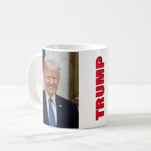 President Donald Trump Koffiemok (Voorkant links)