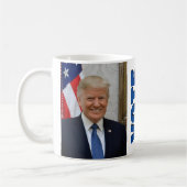 President Donald Trump Koffiemok (Links)