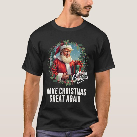 President Donald Trump maakt kerst weer geweldig T-shirt (Voorkant)